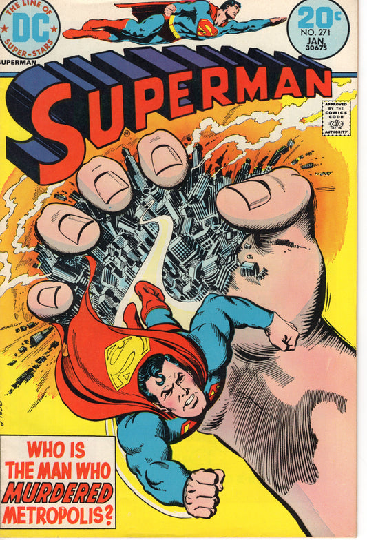 Superman - Issue #271 (Jan., 1974 - DC Comics) FN+