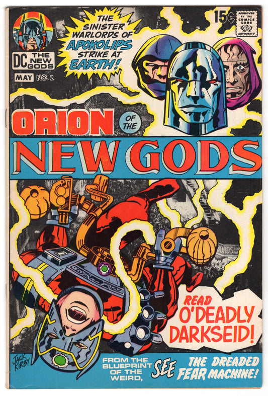 The New Gods - Issue #2 ""Apokolips Strike at Earth!" (March, 1971 - DC Comics) VG/FN