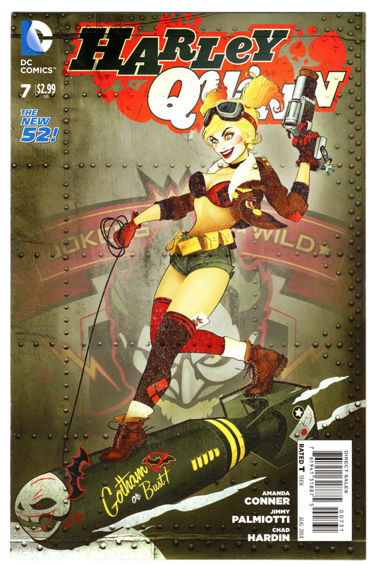 Harley Quinn - Issue #7 "Variant Cover" (August, 2014 - DC Comics) VF/NM