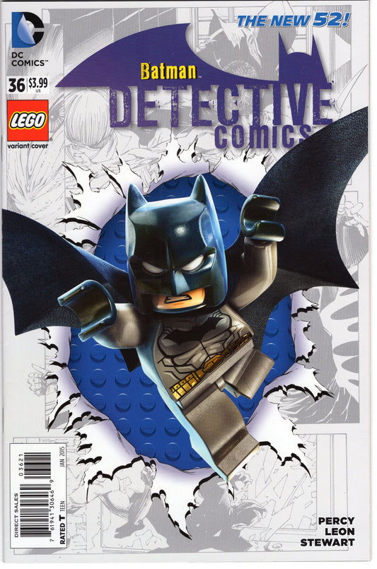 Batman Detective Comics - Issue #6  "Lego Variant Cover" (Jan. 2015 - DC Comics) VF/NM