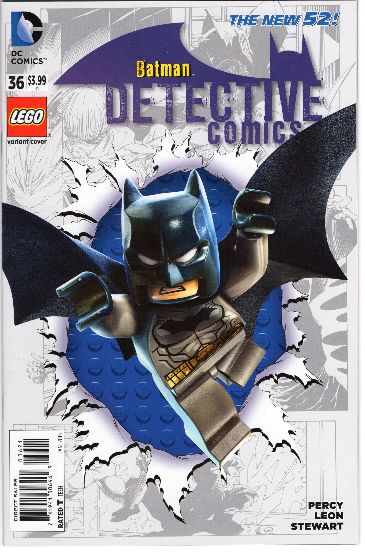 Batman Detective Comics - Issue #6  "Lego Variant Cover" (Jan. 2015 - DC Comics) VF/NM