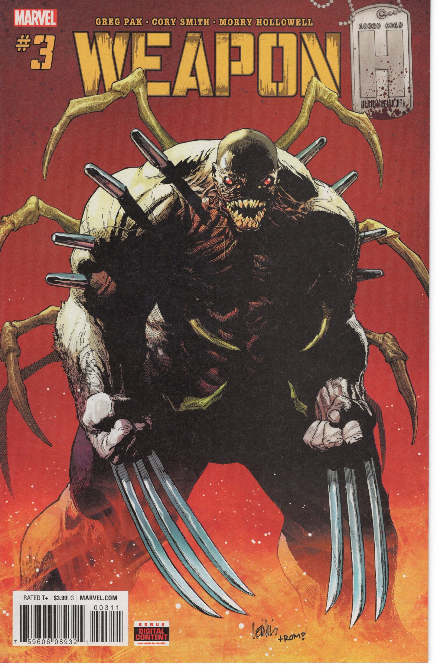 Weapon H - Issue #3 (July 2018 - Marvel Comics) VF
