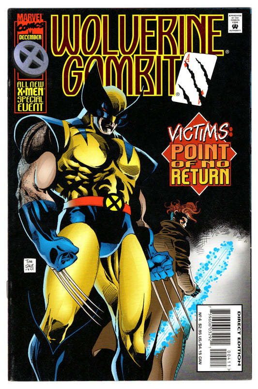 Wolverine / Gambit "Victims Point of No Return" (Dec. 1995 - Marvel Comics) NM-