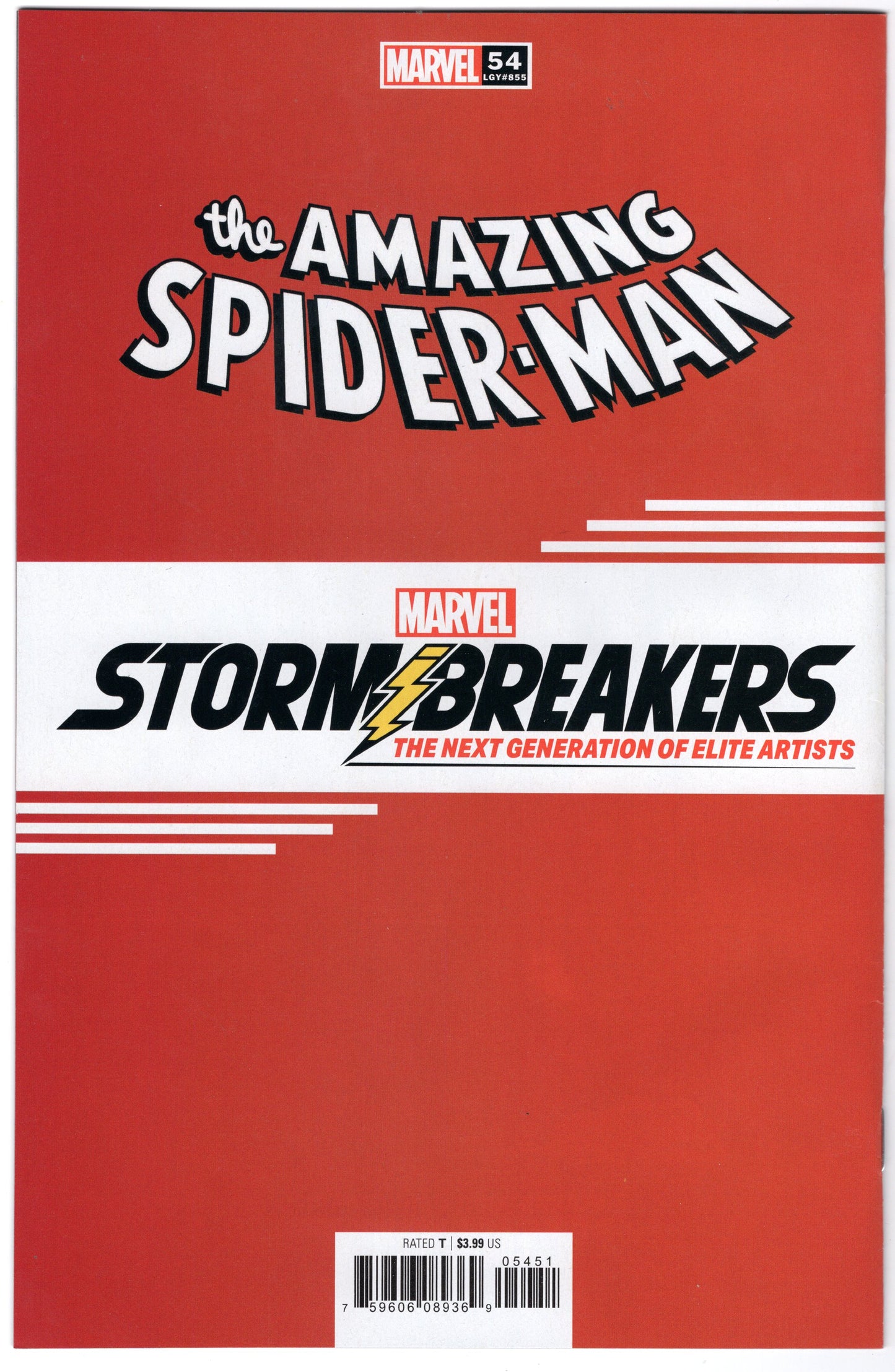 The Amazing Spider-Man - Issue #54 "Stormbreaker - Variant Cover" (Feb. 2021 - Marvel Comics) NM