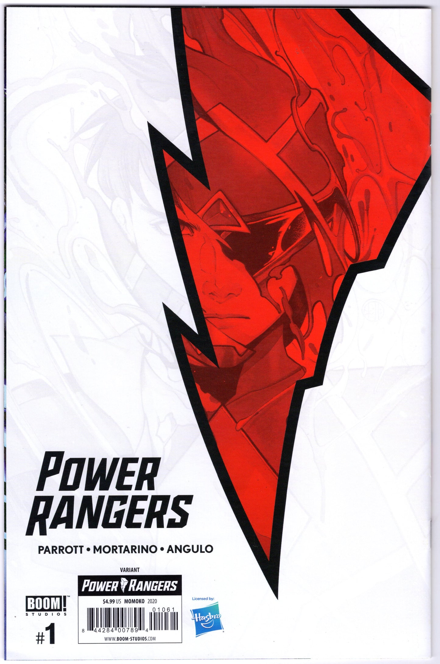 Power Rangers - Issue #1 "Peach Momoko 1:25 Variant" (Nov. 2020 - Boom! Studios) NM-