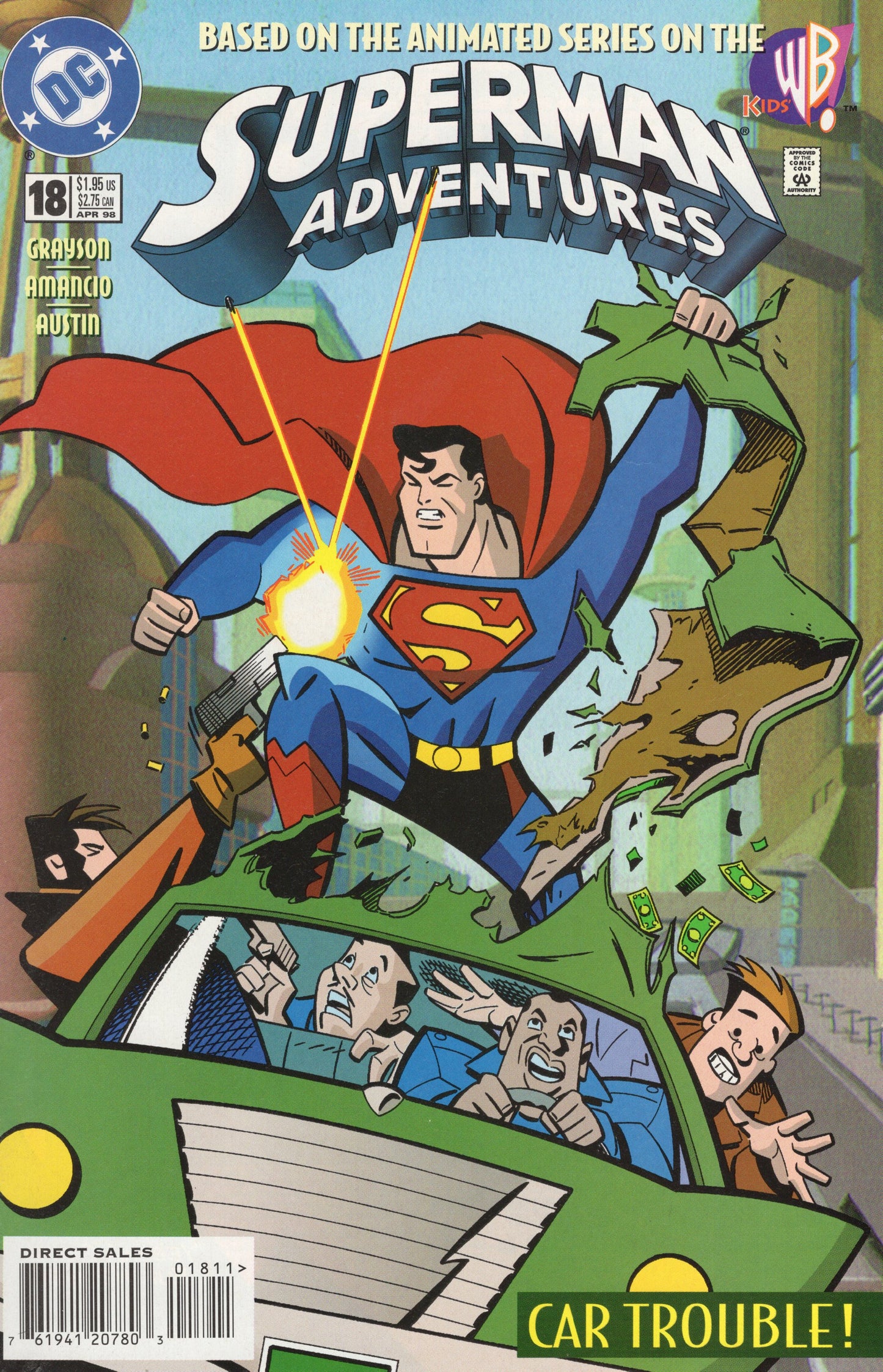 Superman Adventures - Issue #18 (April, 1998 - DC Comics) FN/VF