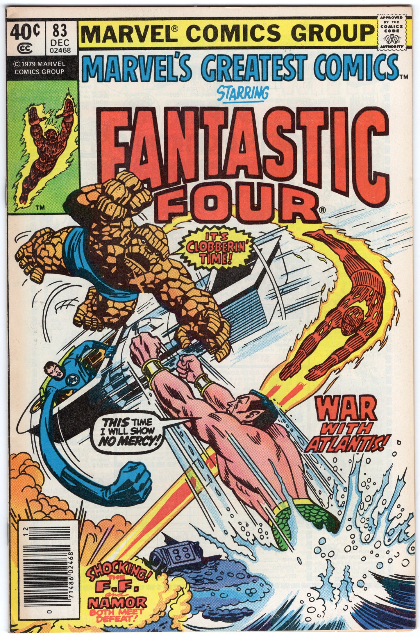 Marvel's Greatest Comics "Starring Fantastic Four" #83 (Dec. 1979 - Marvel Comics) FN/VF