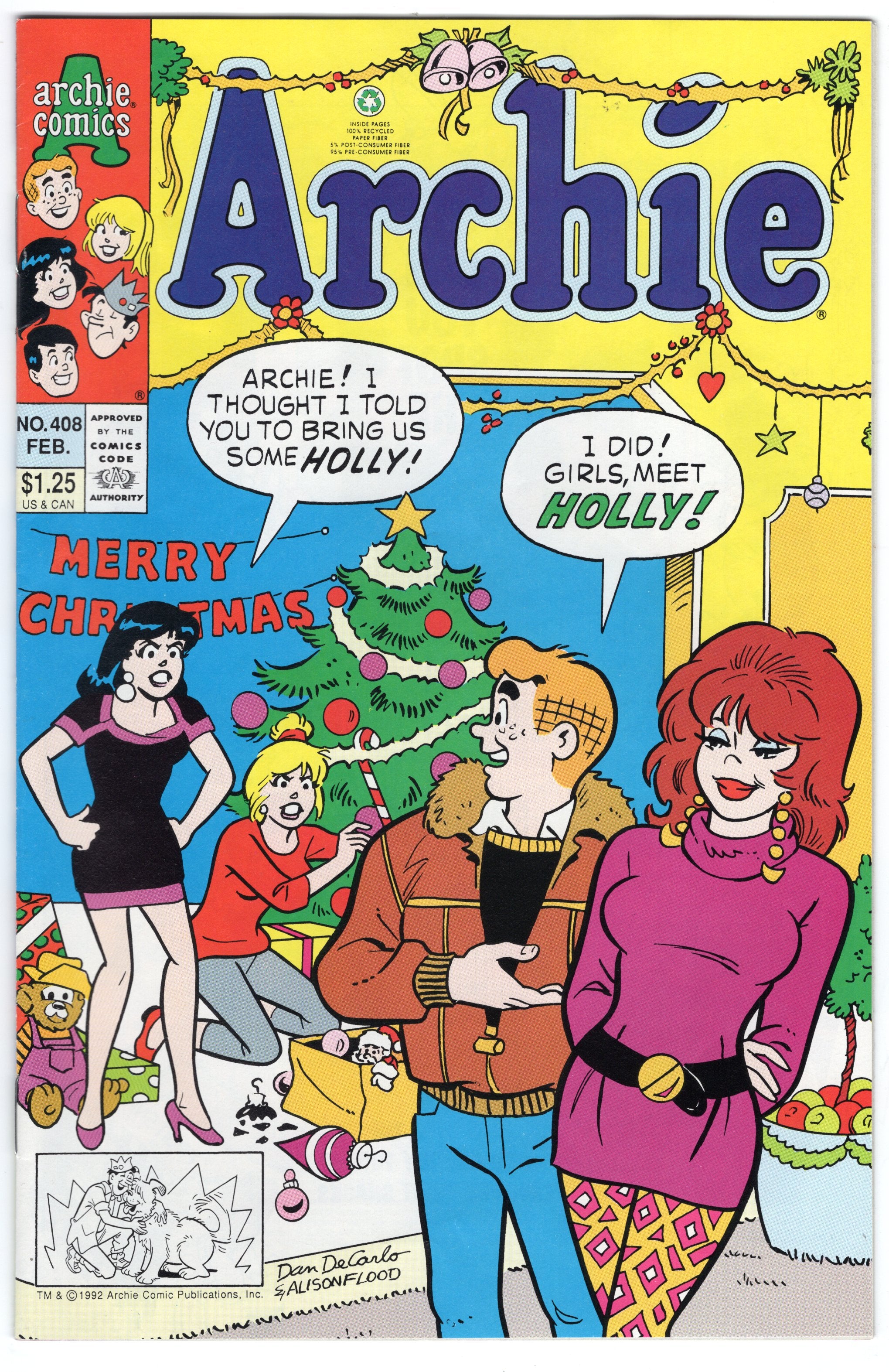 Archie - Issue #408 (Feb. 1993 - Archie Comics / Publications) VF+ ...