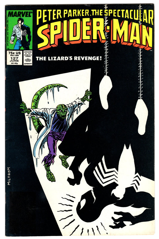 Peter Parker, The Spectacular Spider-Man Issue #127 (June, 1987 - Marvel Comics) FN