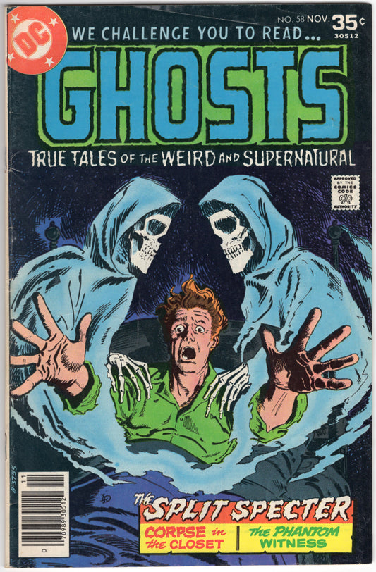 Ghost "True Tales of the Weird and Supernatural" #58 (Nov. 1977 - DC Comics) FN-