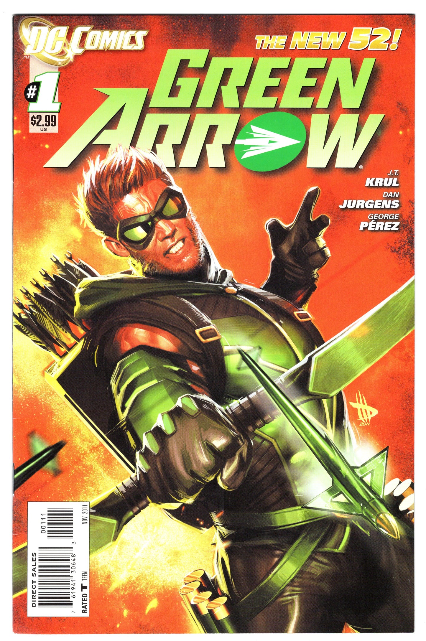 Green Arrow The New 52! - Issue #1 (Nov. 2011) VF/NM