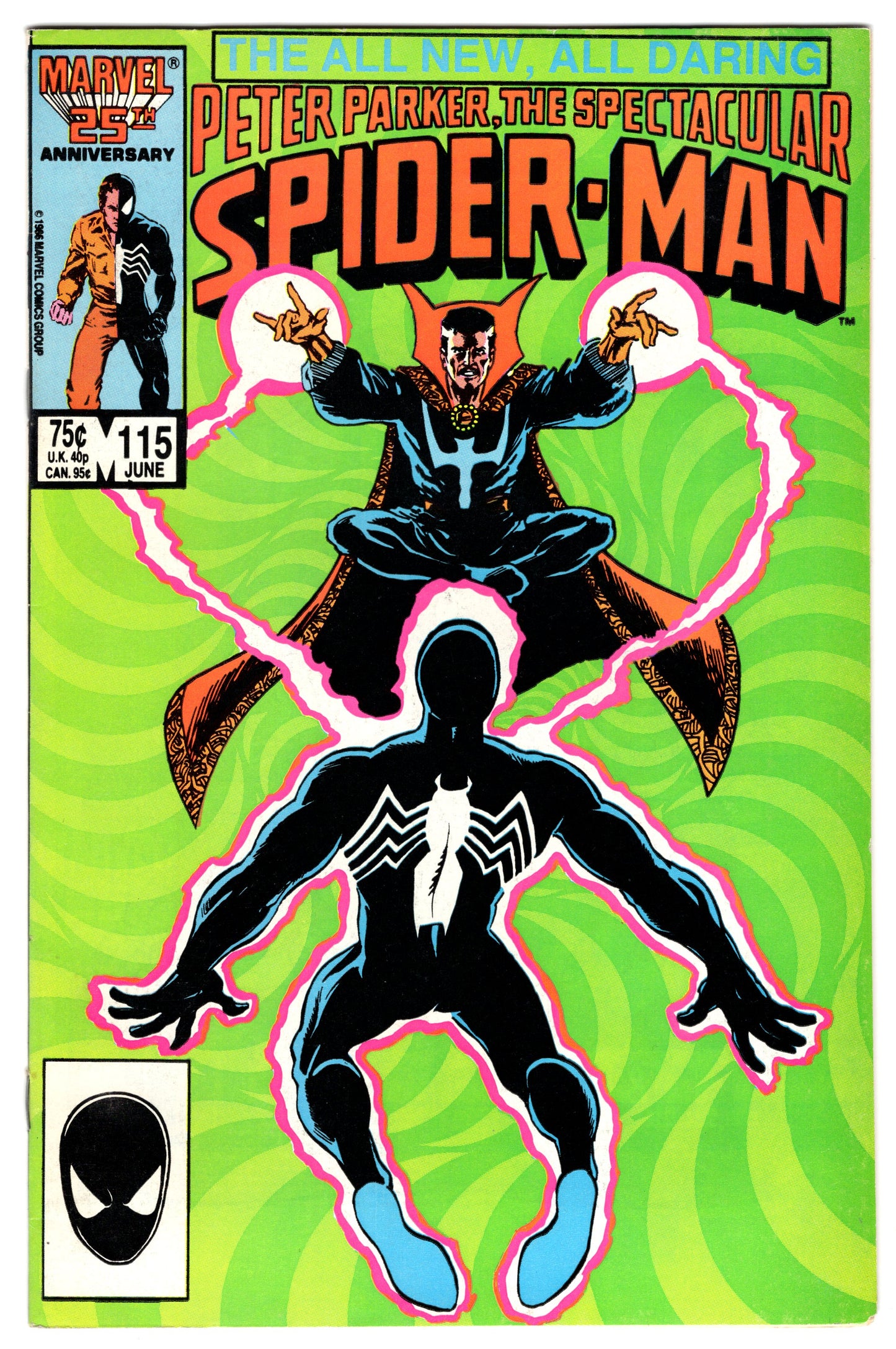 Peter Parker, The Spectacular Spider-Man Issue #115 (June, 1986 - Marvel Comics) FN+