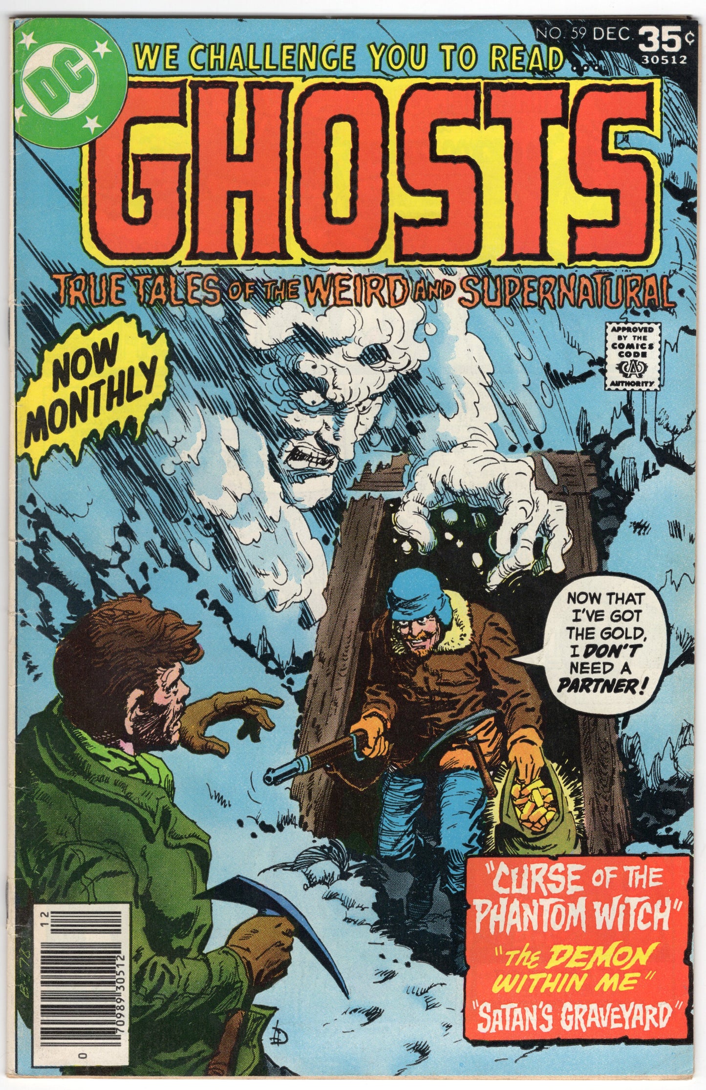 Ghost "True Tales of the Weird and Supernatural" #59 (Dec. 1977 - DC Comics) FN-