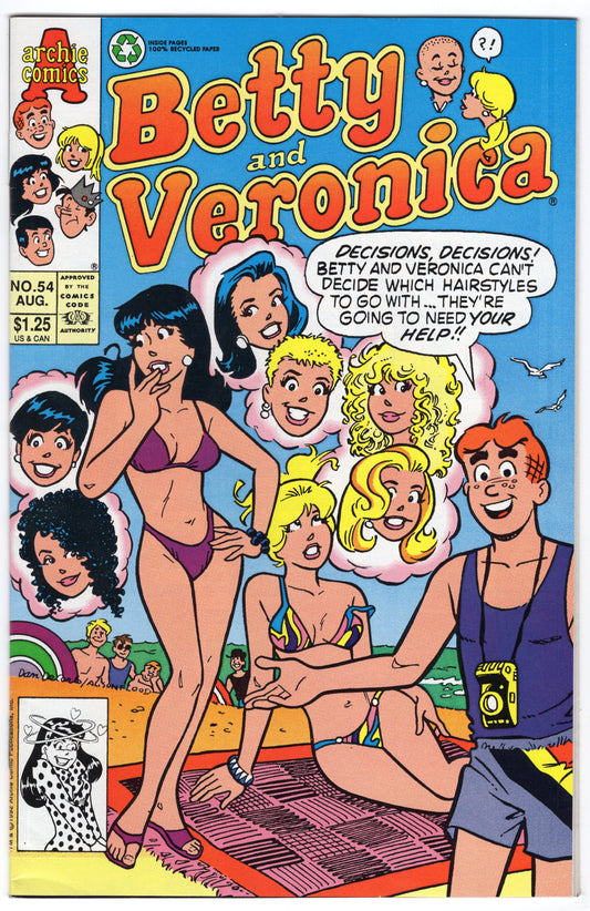 Betty and Veronica - Issue #54 (Aug. 1992 - Archie Comics) VF-