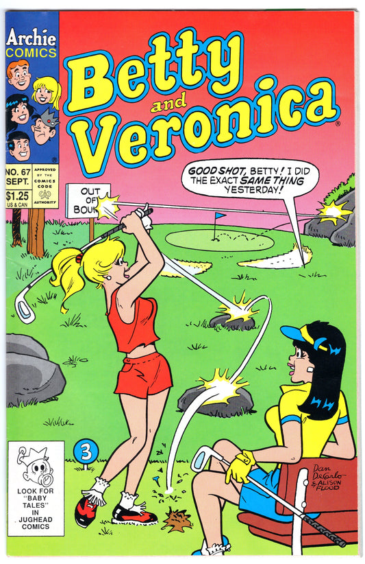 Betty and Veronica - Issue #67 (Sept. 1993 - Archie Comics) VF-