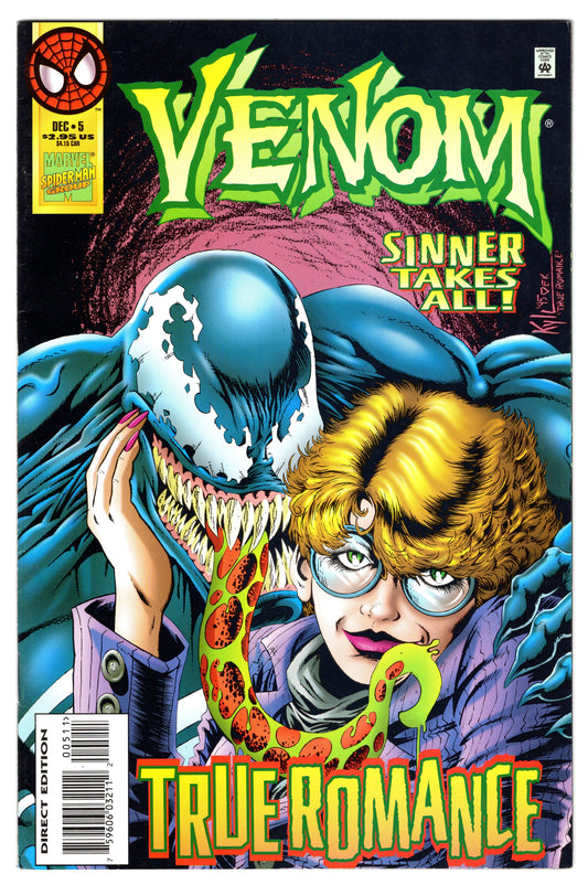 Venom - Issue #5 "Sinner Takes All!" (Dec. 1995 - Marvel Comics) FN/VF