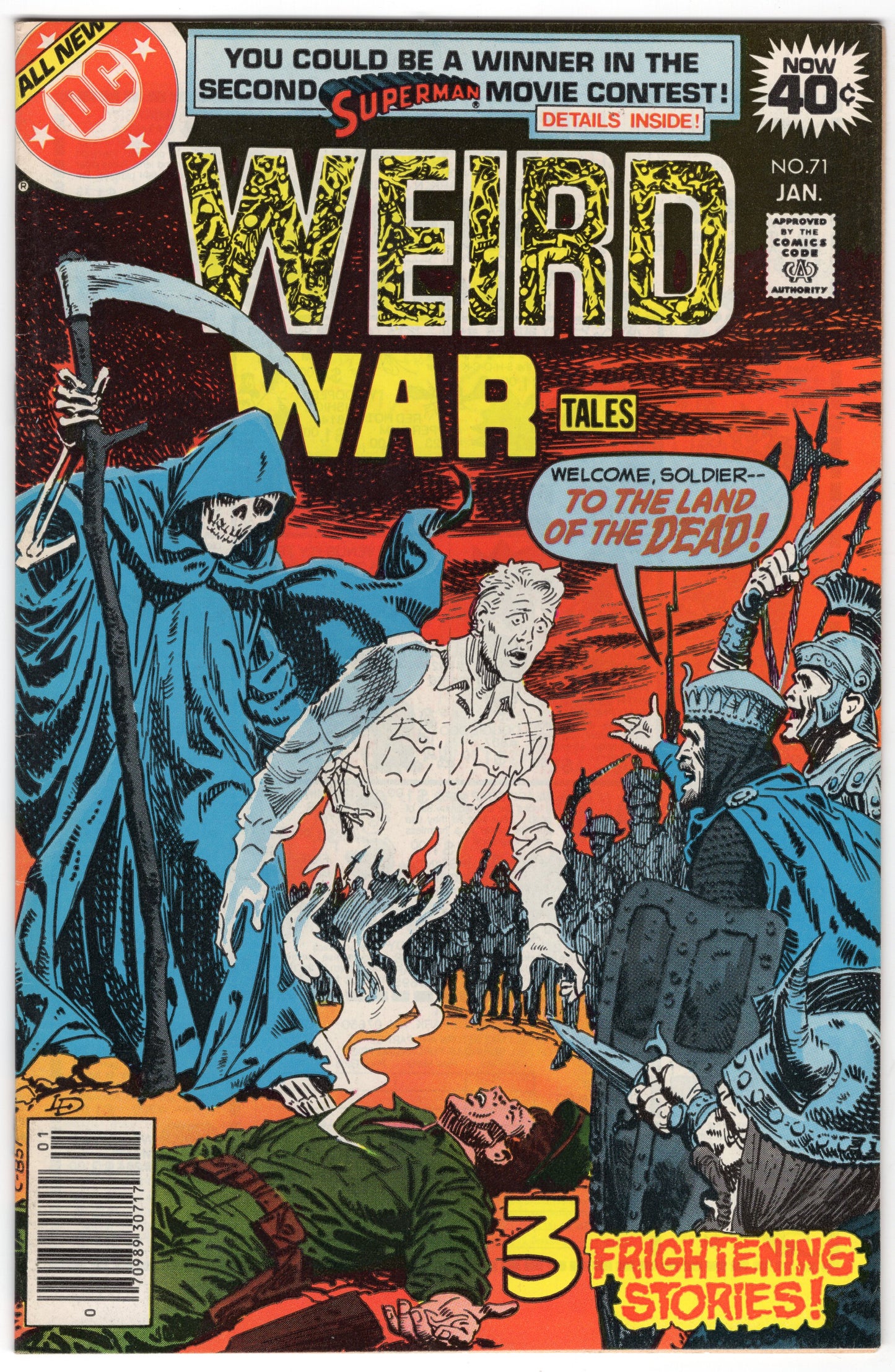 Weird War Tales "21 Days in Hell" - Issue #71 (Jan. 1979 - DC Comics) VF-