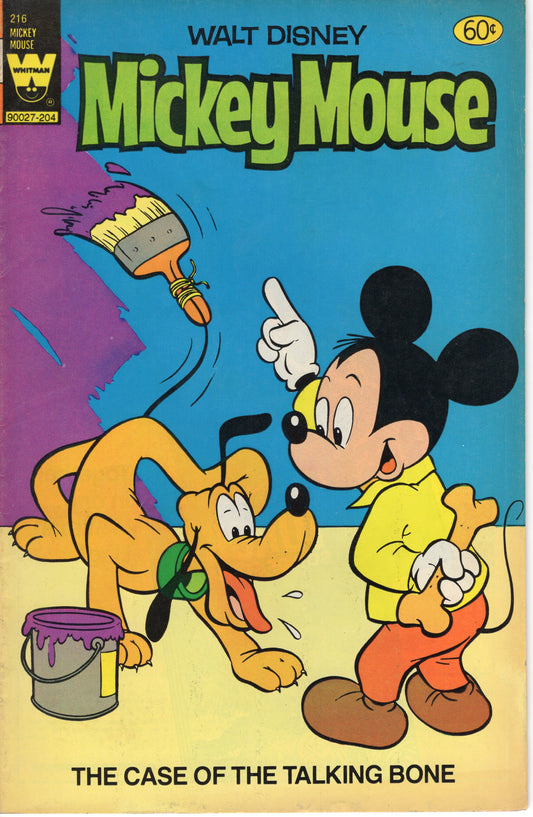 Mickey Mouse Issue #216 (Apr., 1982 - Whitman Comics) VG/FN