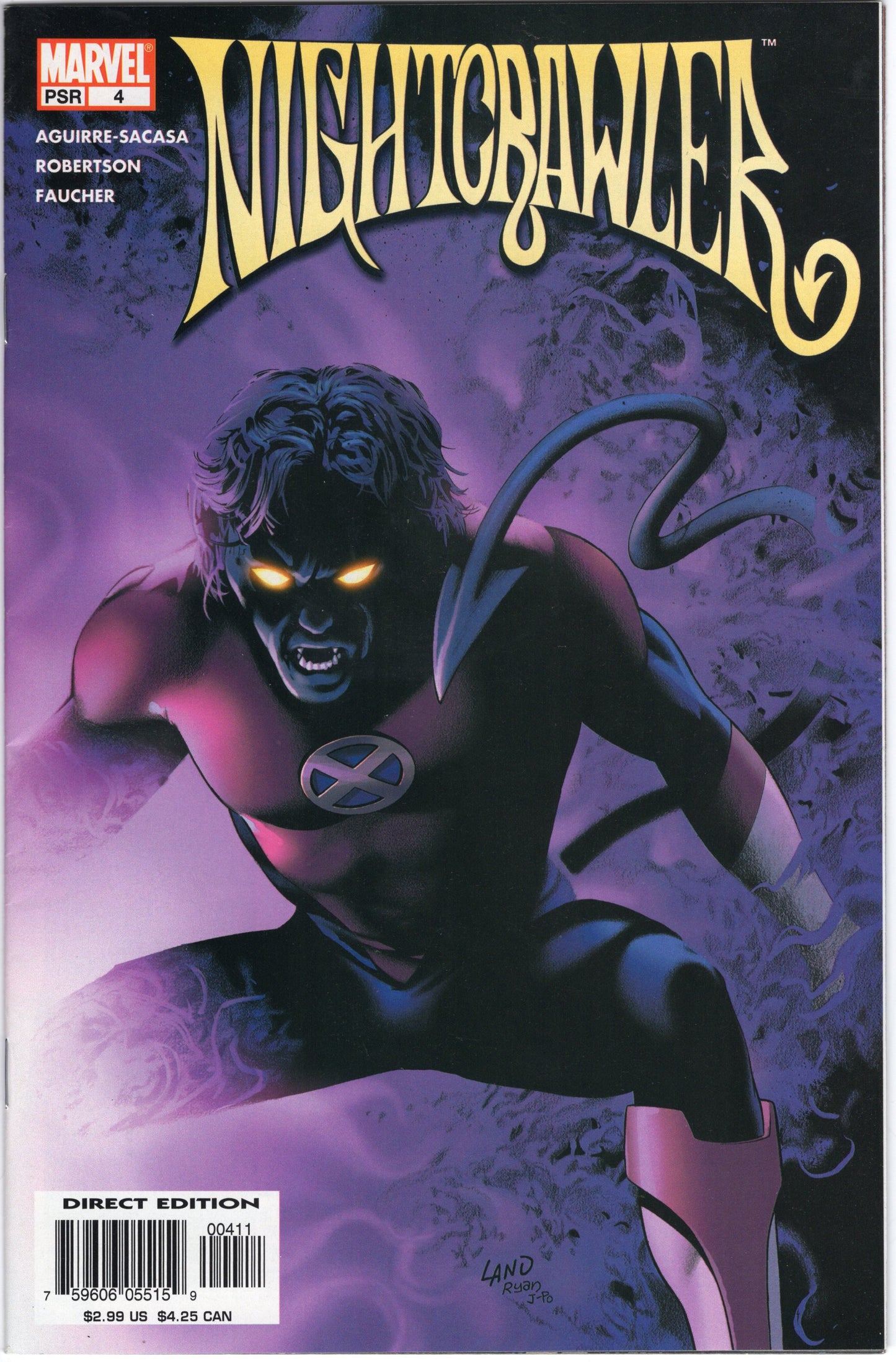 Nightcrawler Issue #4 (Feb. 2005, Marvel Comics) VF/NM