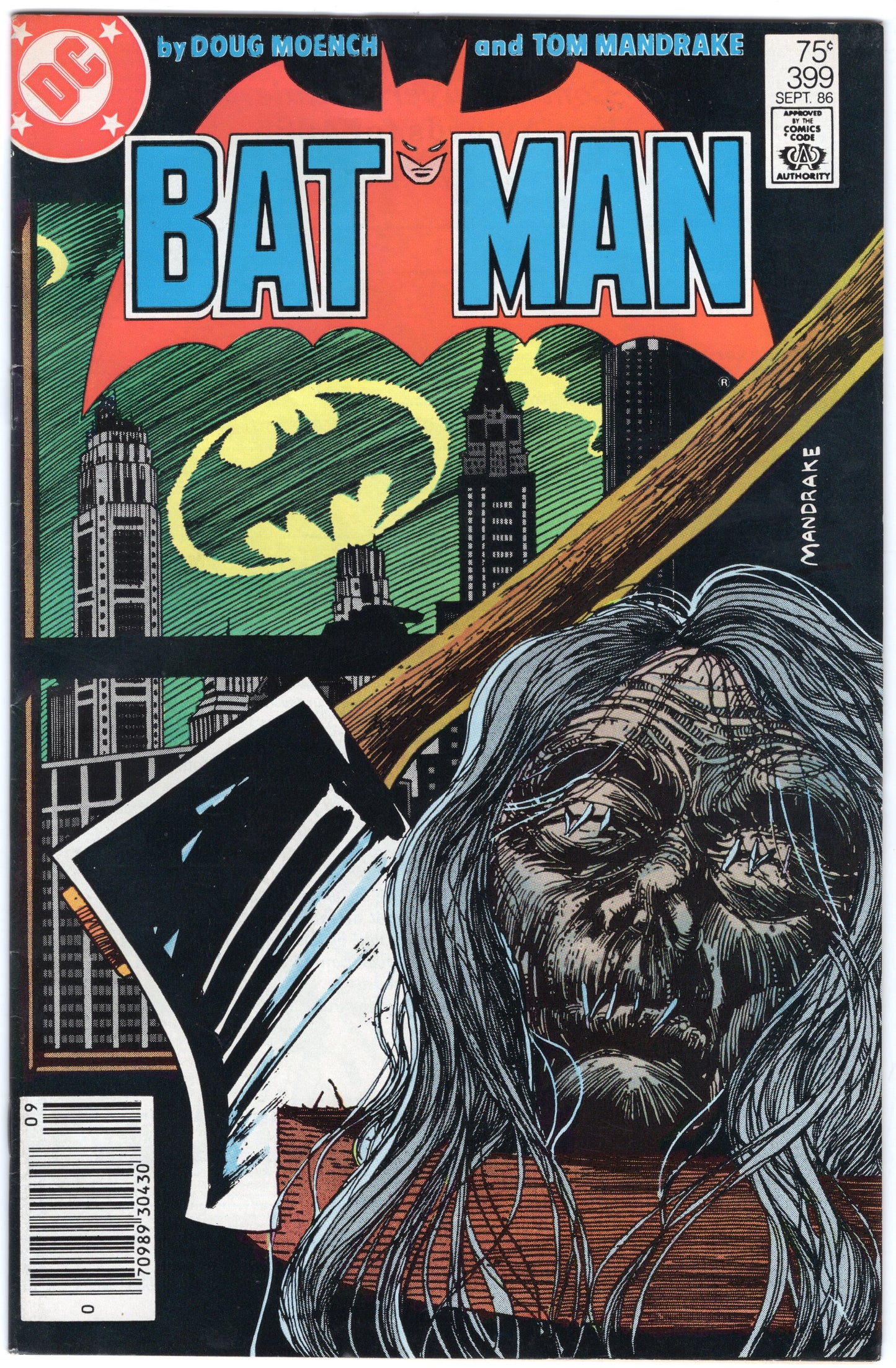 Batman - Issue #399 (Sept. 1986 - DC Comics) FN