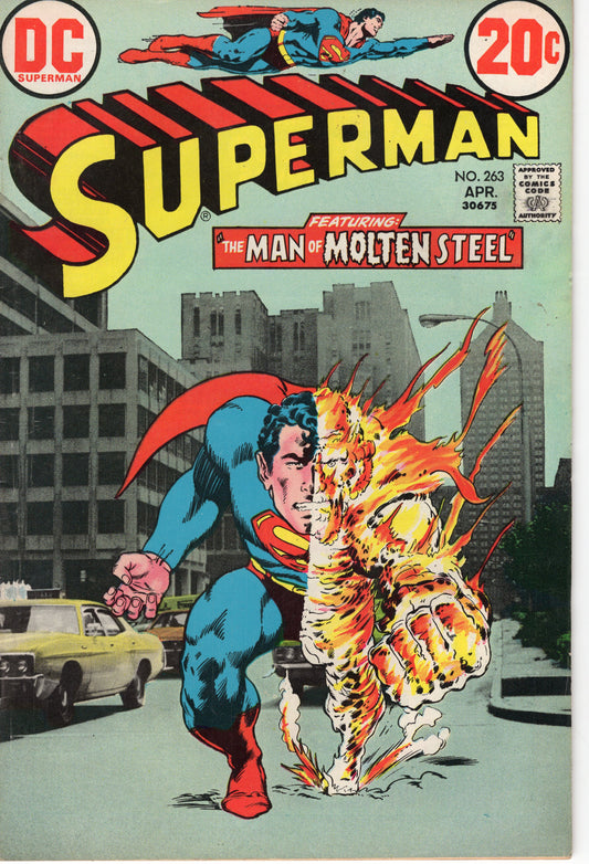 Superman - Issue #263 (April, 1973 - DC Comics) FN-
