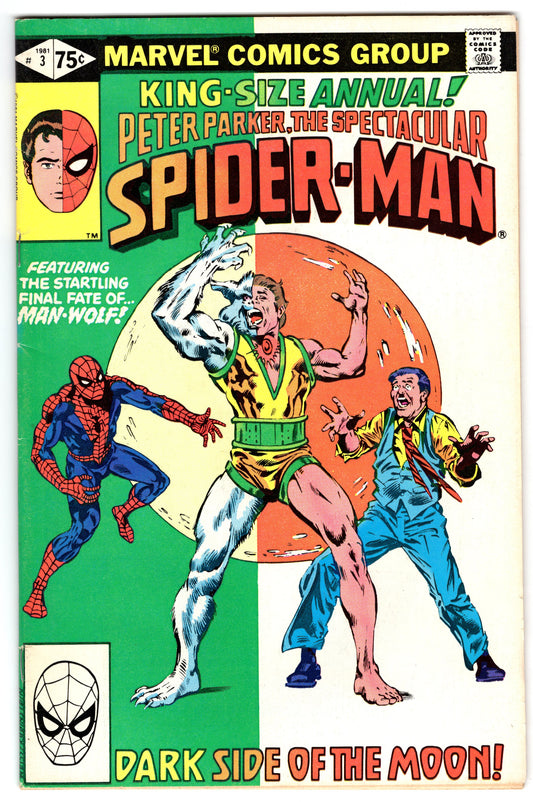 King-Sized Annual Peter Parker, The Spectacular Spider-Man Issue #3 (1981, Marvel) FN-