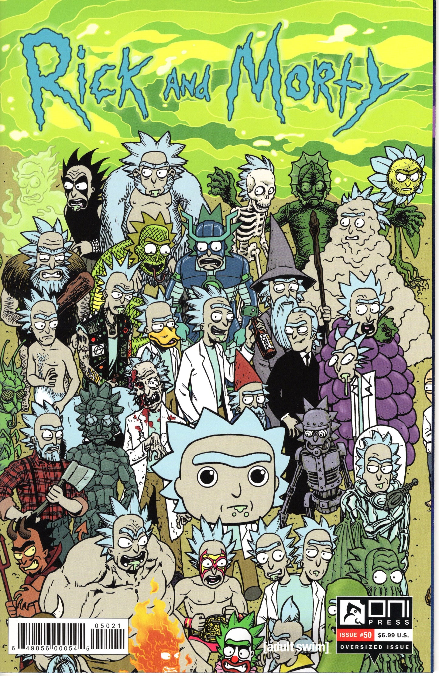 Rick and Morty - Issue #50 "Variant Cover" (May, 2019 - Oni Press) VF/NM