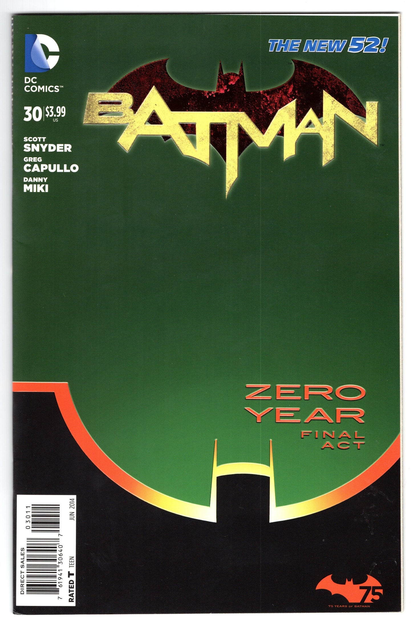 Batman - The New 52! Issue #30 (June, 2014 - DC Comics) VF+