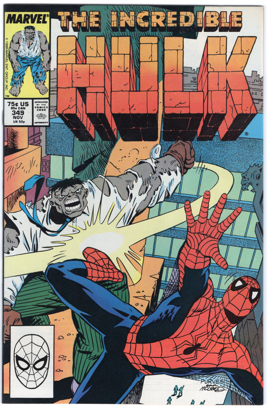 The Incredible Hulk - Issue #349 (Nov. 1988 - Marvel Comics) NM-