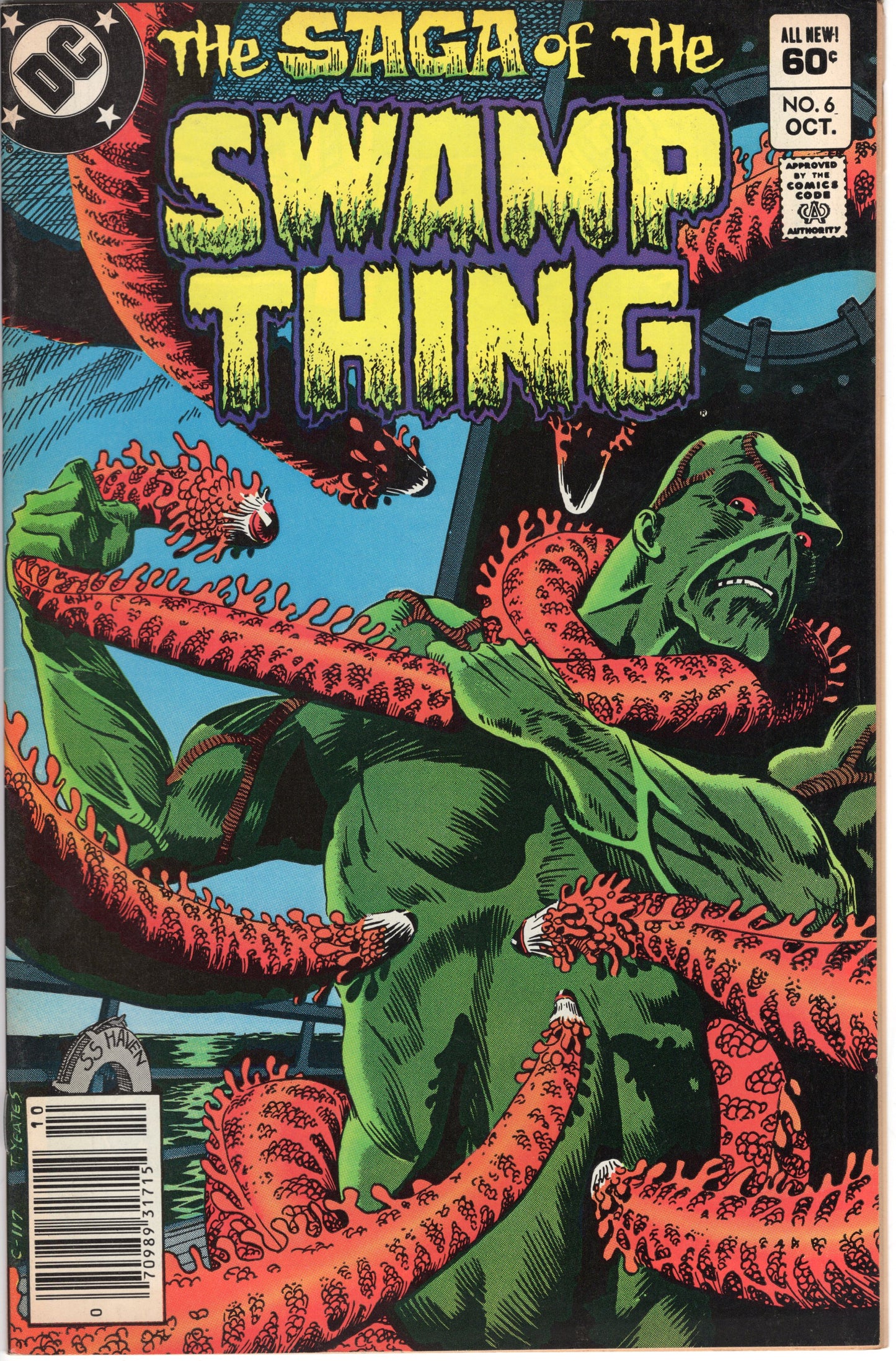 The Saga of the Swamp Thing - Issue #6 (Oct. 1982 - DC Comics) VG+