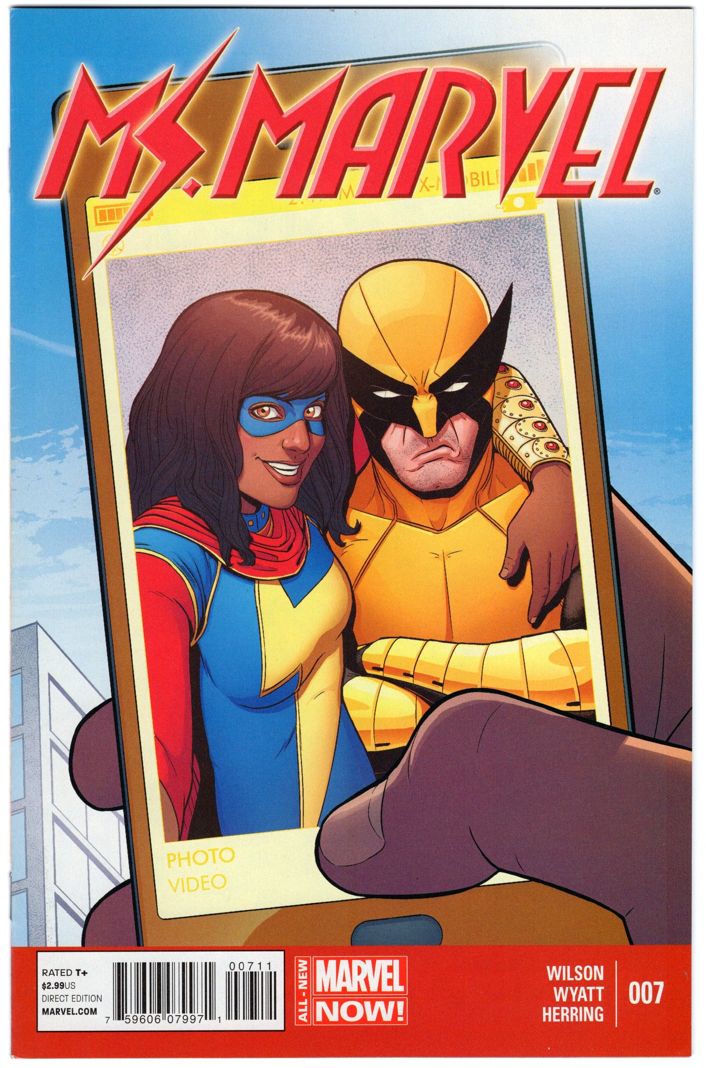 Ms. Marvel - Issue #7 "Wolverine App." (Oct. 2014 - Marvel Comics) NM