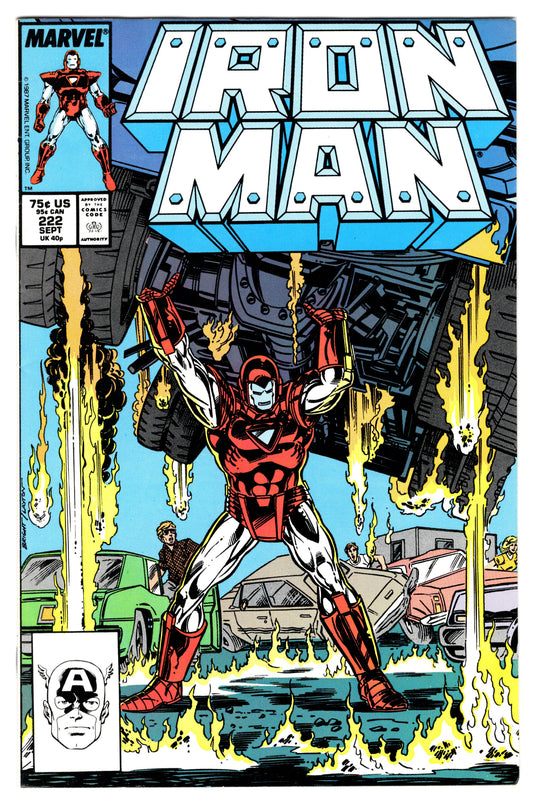 Iron Man Issue #222 (Sept. 1987 - Marvel Comics) FN+