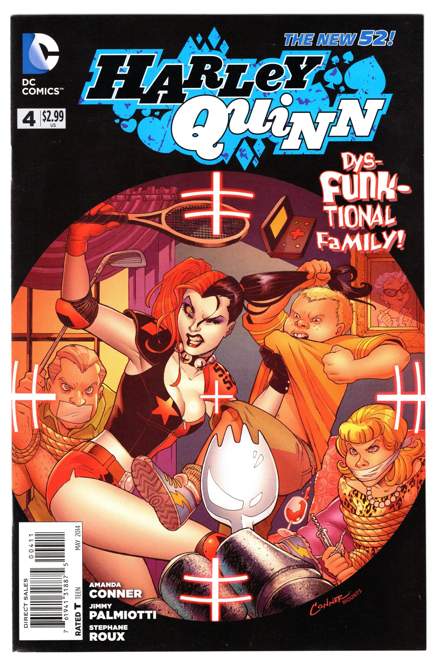 Harley Quinn - Issue #4 "Dys-Funk-tional Family!" (May, 2014 - DC Comics) VF/NM