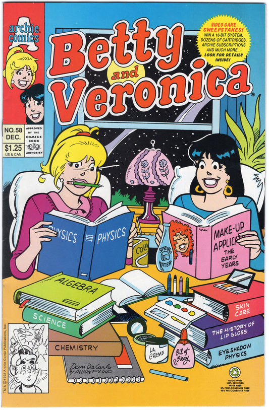 Betty and Veronica - Issue #58 (Dec. 1992 - Archie Comics) VF-