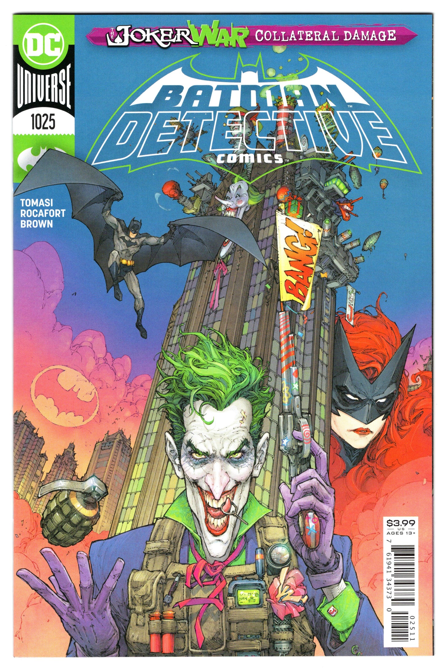 Detective Comics #1025 "Joker War Colateral Damage!" (Oct. 2020 - Marvel) NM