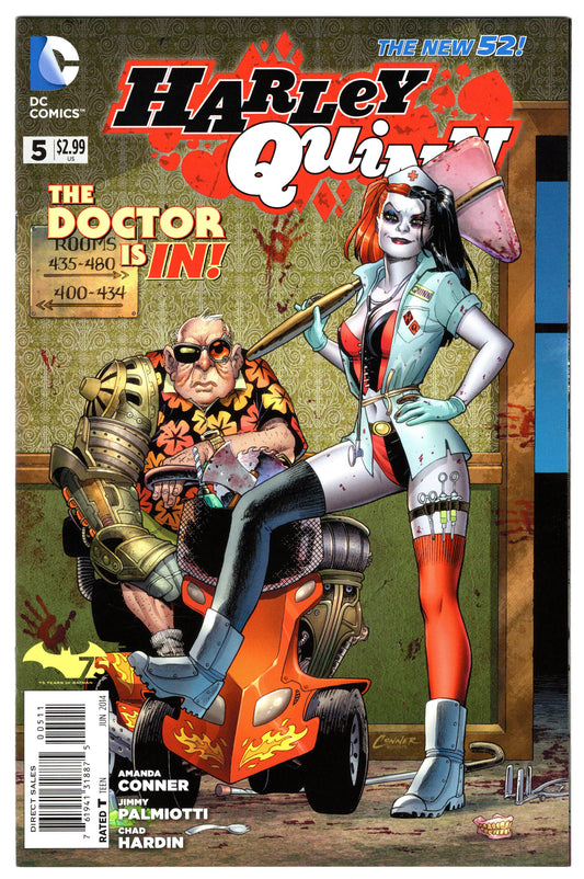 Harley Quinn - Issue #5 "The Doctor Is In!" (June, 2014 - DC Comics) NM