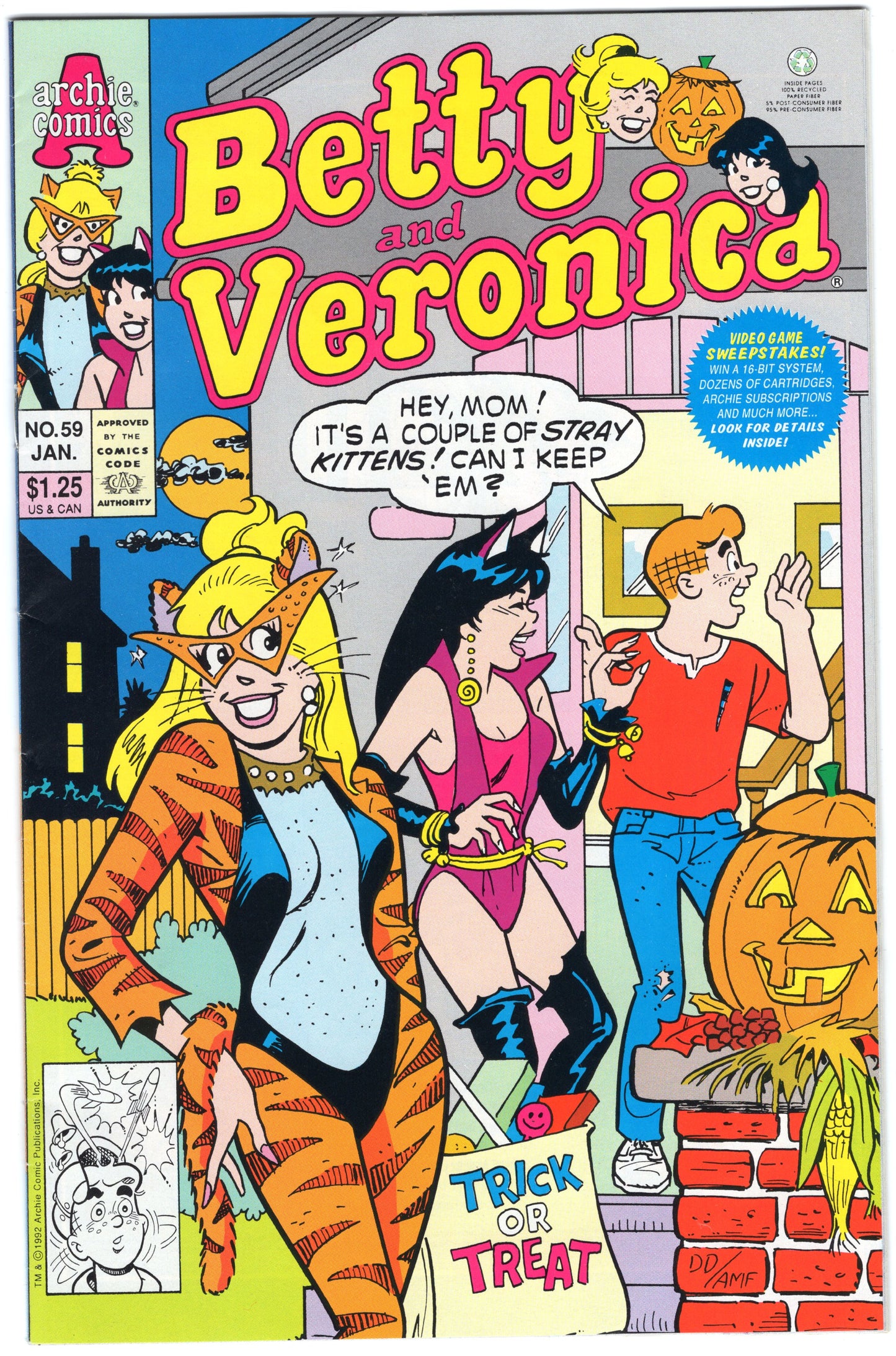 Betty and Veronica - Issue #59 (Jan. 1993 - Archie Comics) FN/VF