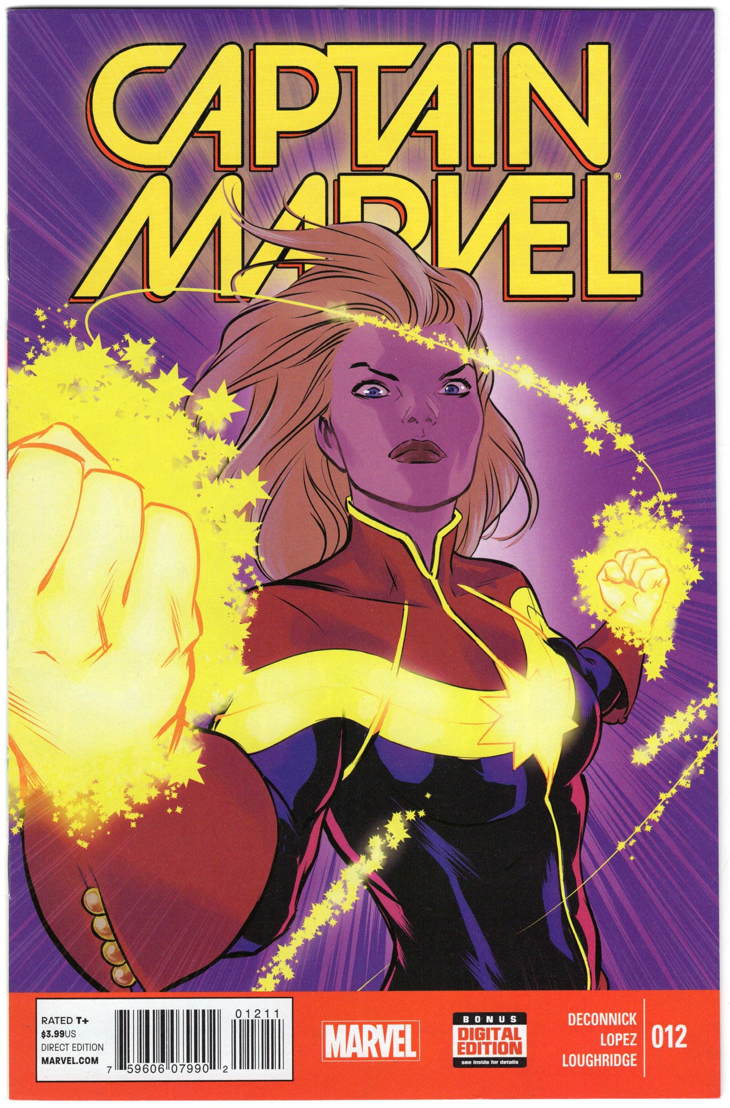 Captain Marvel - Issue #12 (April, 2015 - Marvel Comics) VF+