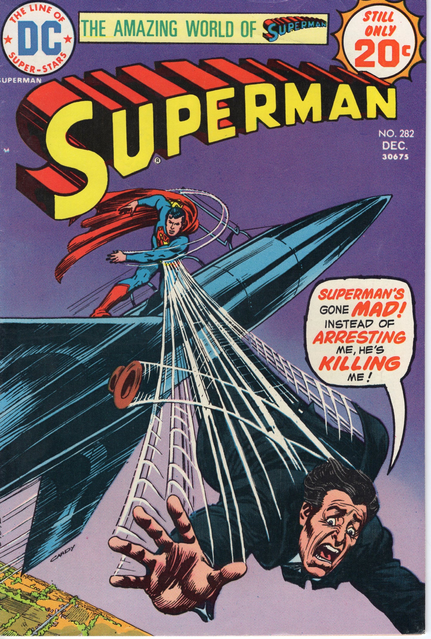 Superman - Issue #282 (Dec. 1974 - DC Comics) FN