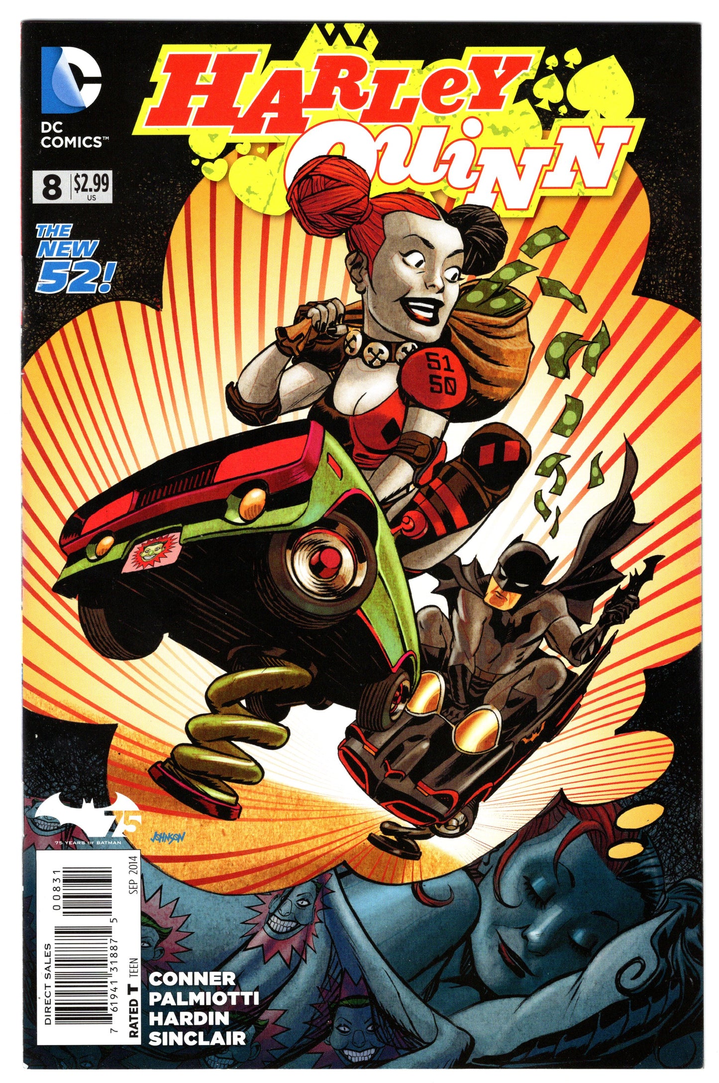 Harley Quinn - Issue #8 "Variant Cover" (Sept. 2014 - DC Comics) VF/NM