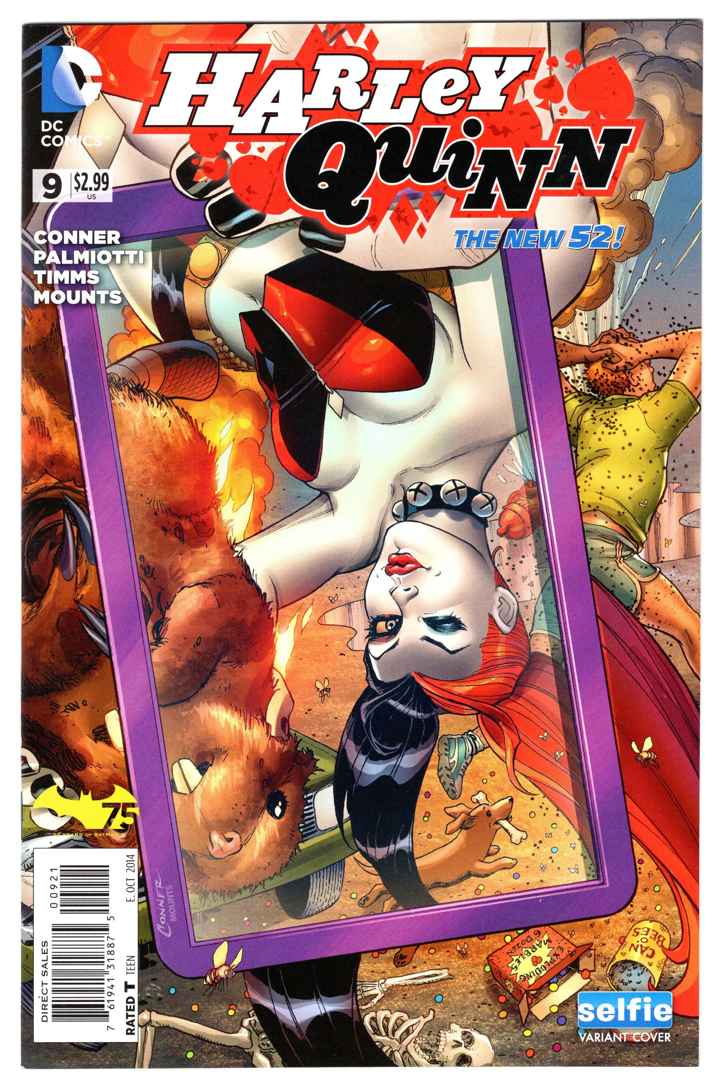 Harley Quinn - Issue #9 "Variant Cover" (October, 2014 - DC Comics) NM-