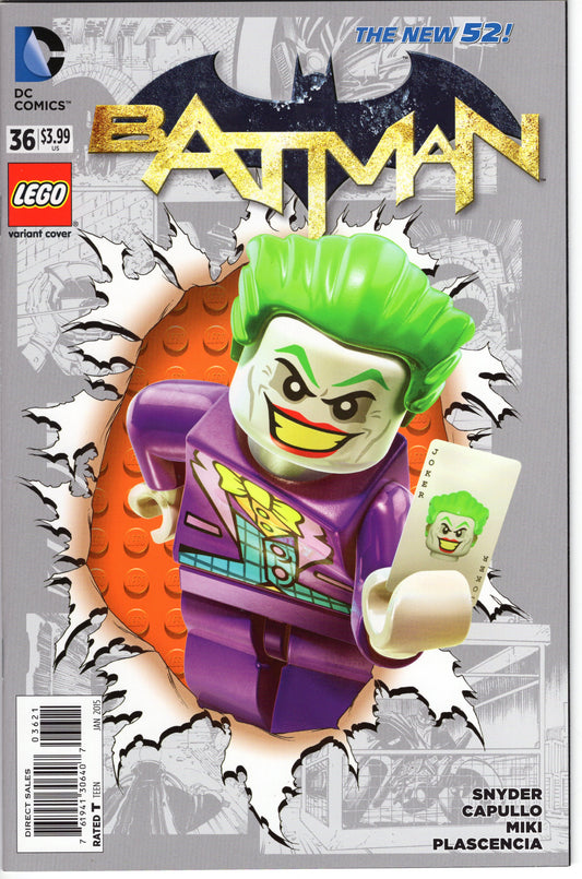 Batman - Issue #36 "Lego Variant Cover - The New 52! (Jan. 2015 - DC Comics) NM-