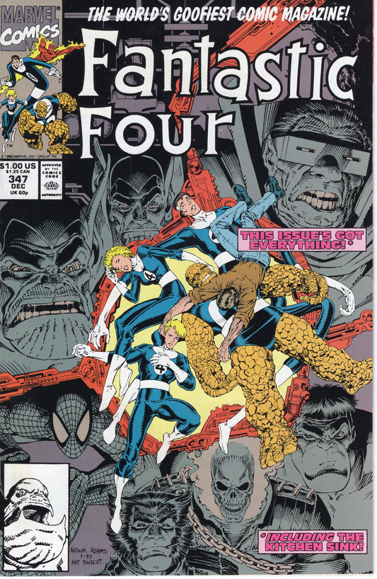 Fantastic Four - Issue 347 (Dec. 1990 - Marvel Comics) FN/VF