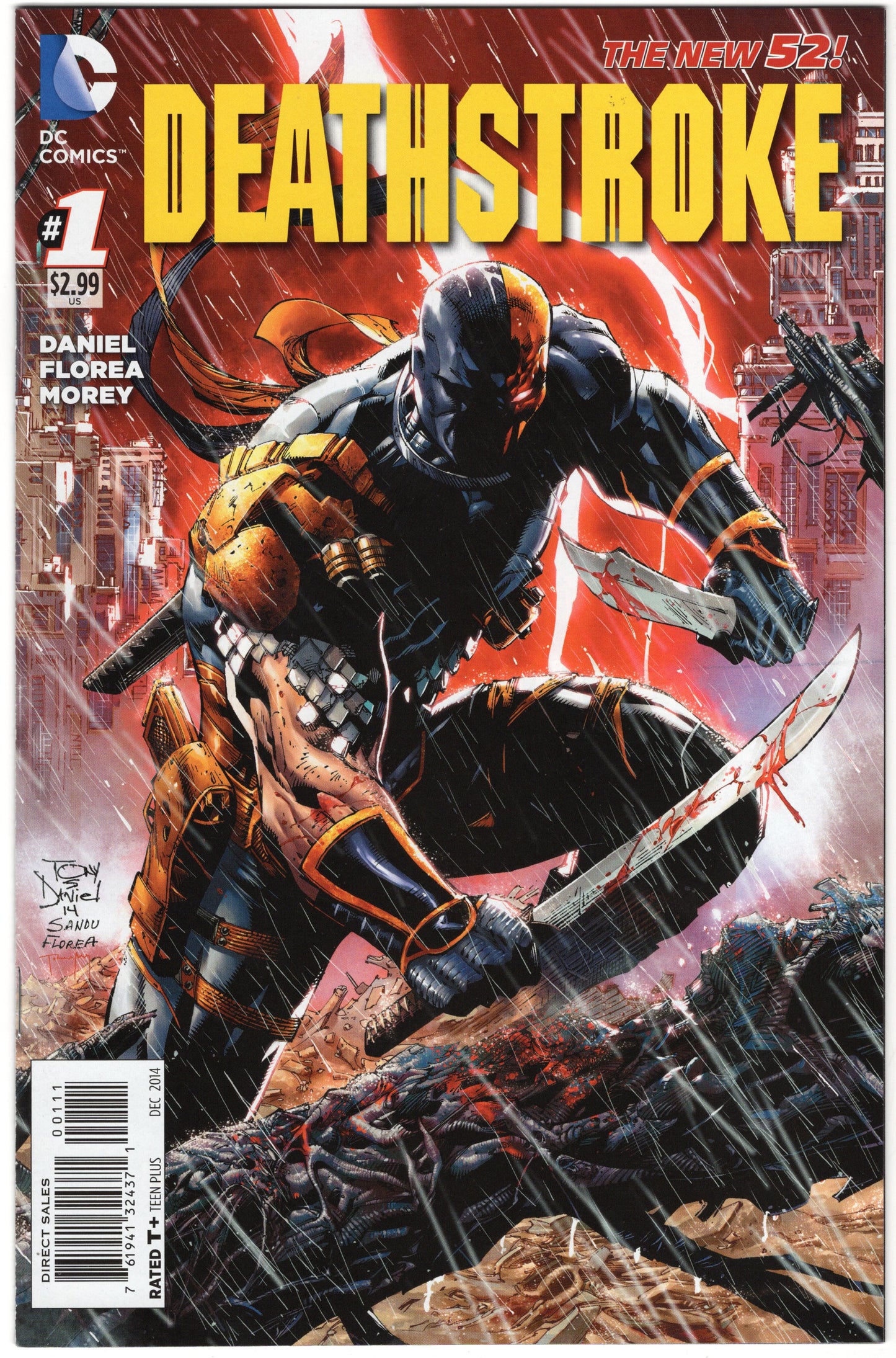 Deathstroke - Issue #1 "God of War" (Dec. 2014 - DC Comics) NM-