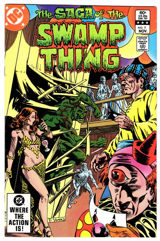 The Saga of the Swamp Thing - Issue #7 (Nov. 1982 - DC Comics) FN-