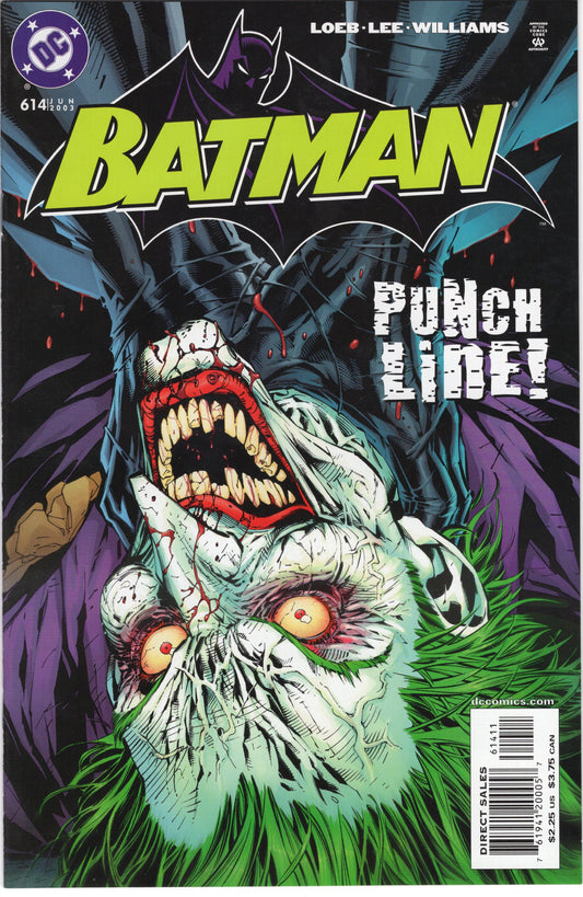 Batman - Issue #614 "Punch Line!" Joker Cover (June, 2003 - DC Comics) NM-