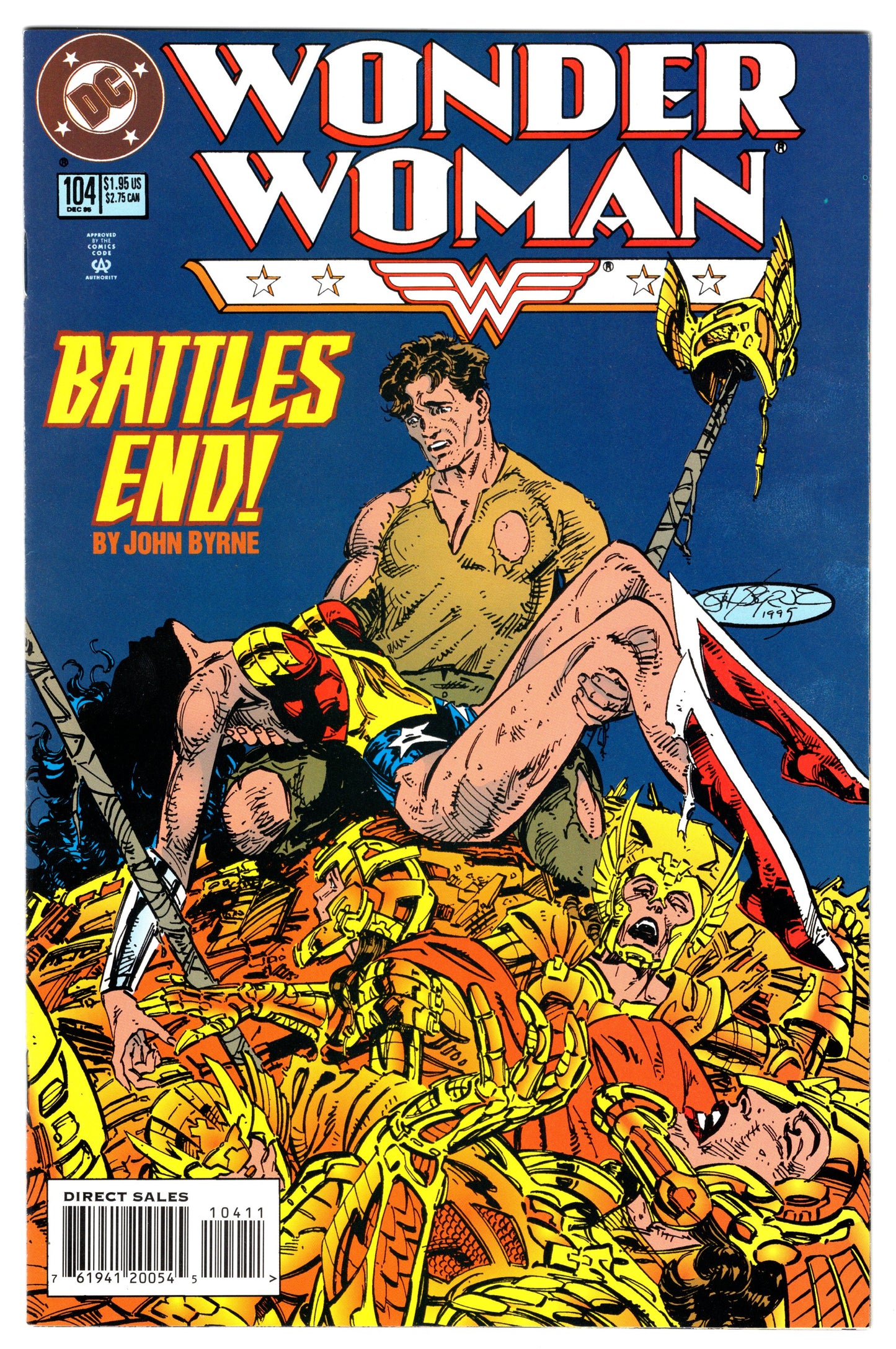 Wonder Woman - Issue #104 "Battles End!" (Dec. 1995 - DC Comics) NM