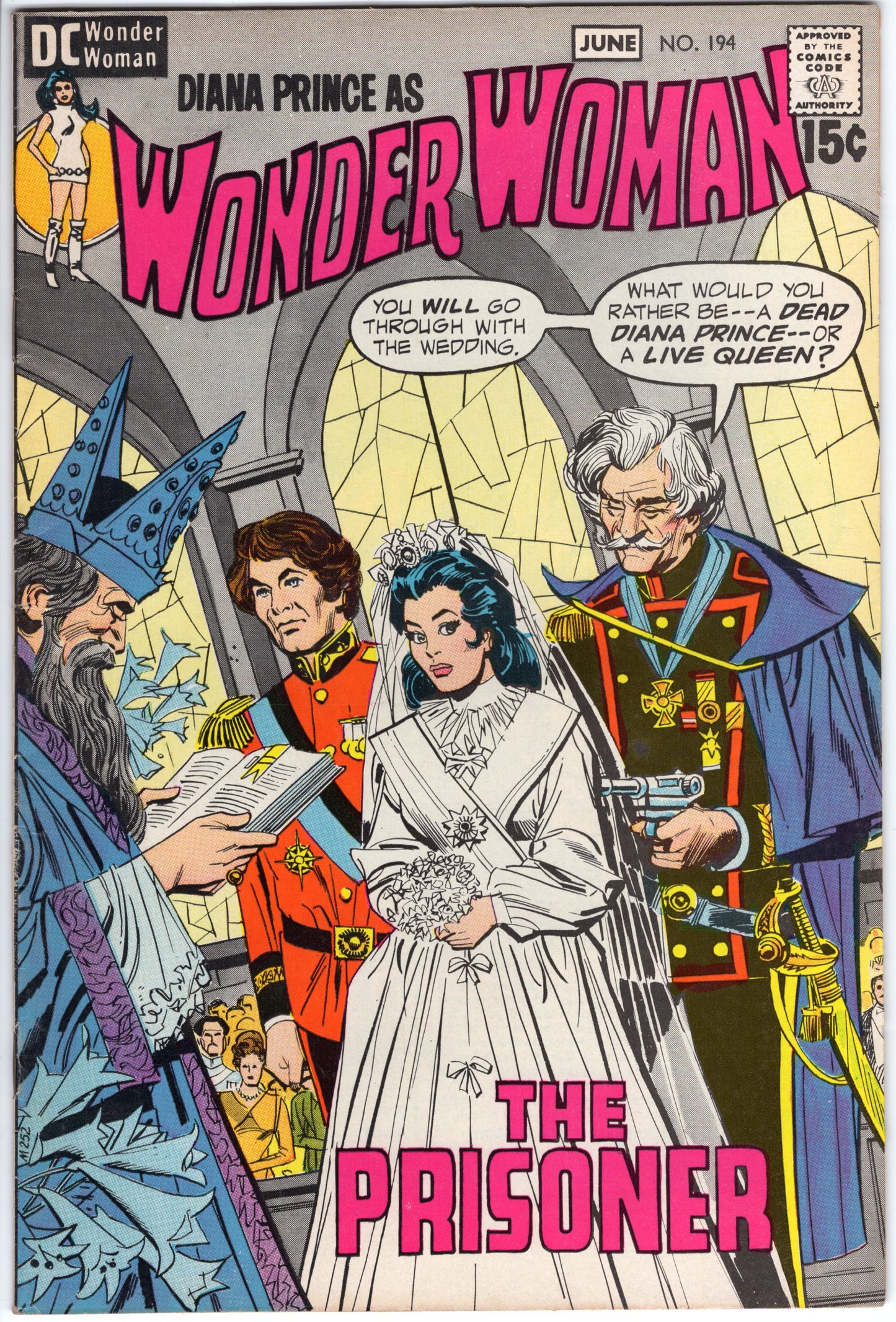 Wonder Woman - Issue #194 "The Prisoner" (June, 1971 - DC Comics) FN-