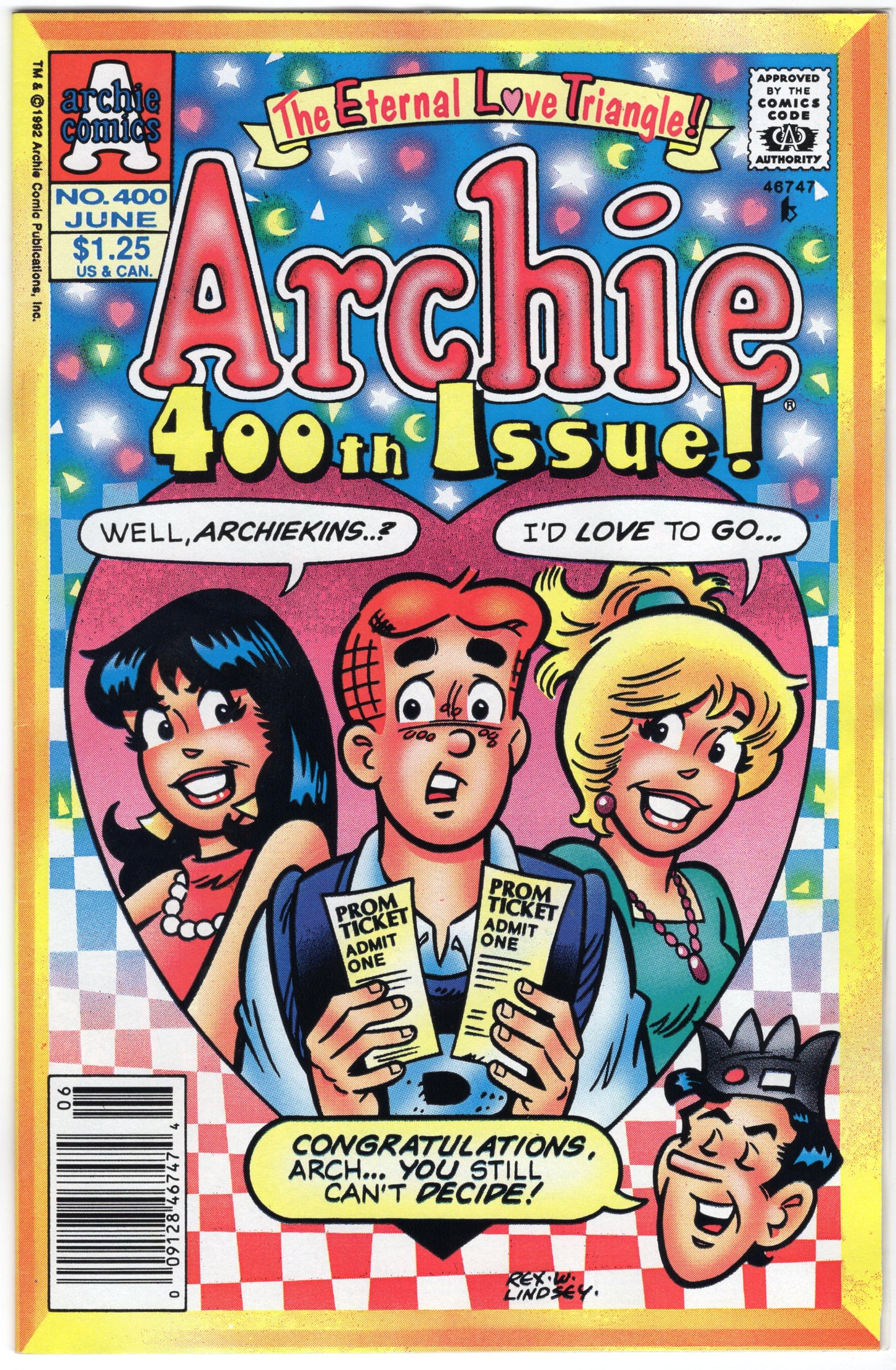 Archie - Issue #400 (June, 1992 - Archie Comics / Publications) FN+