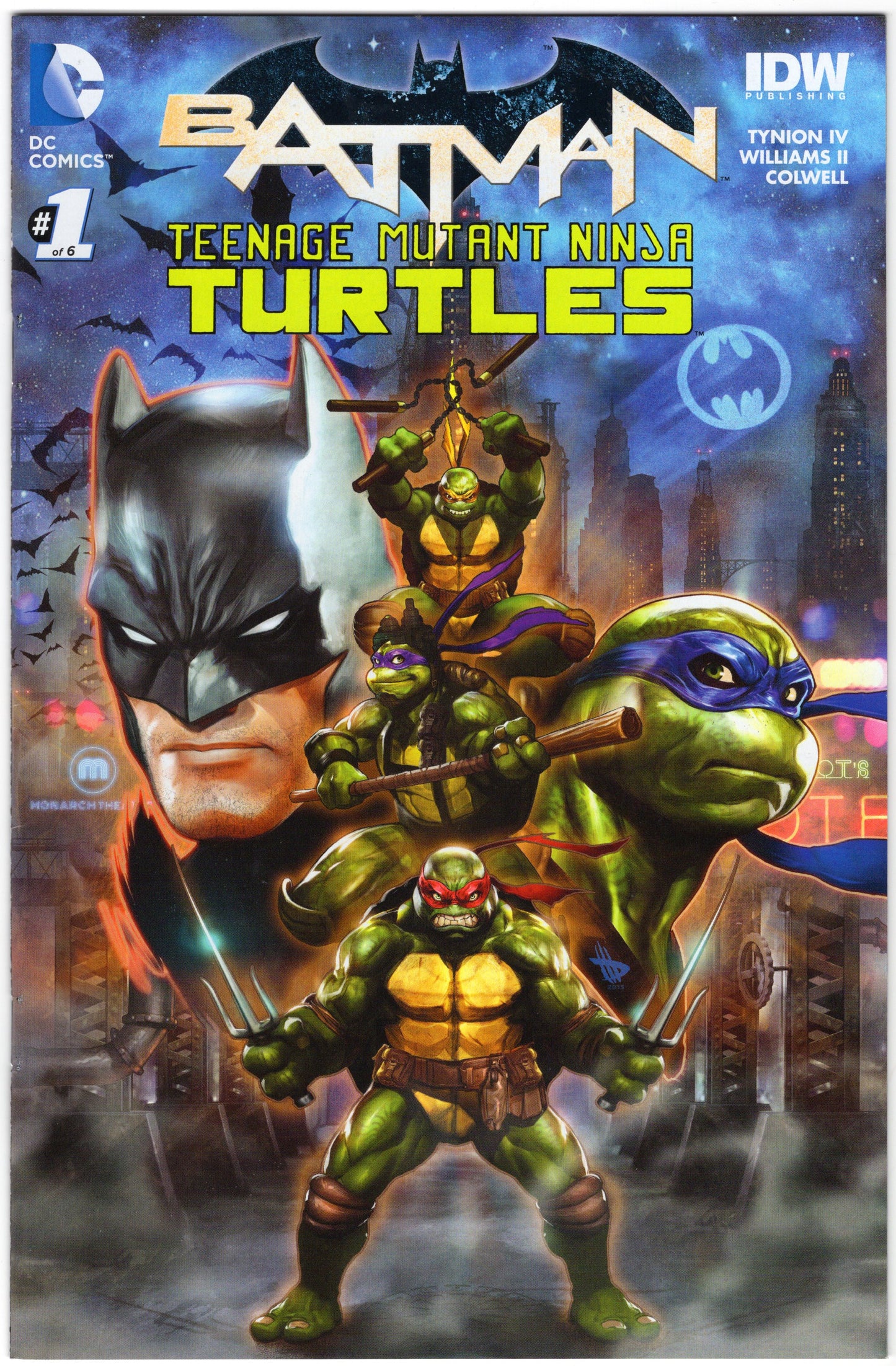 Batman / Teenage Mutant Ninja Turtles - Issue #1 "Gamestop Exclusive" (Jan. 2016 - IDW Publishing) NM+
